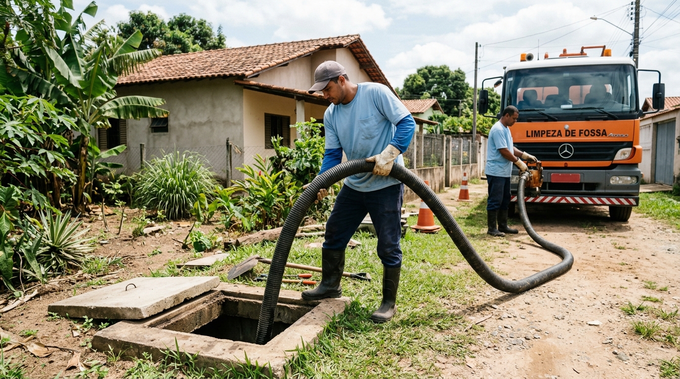 Desentupimento de Fossa em Maringá‑PR