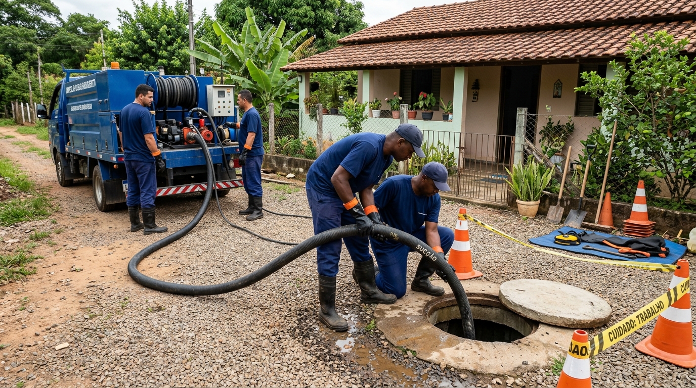 Esvaziamento de Fossa Séptica em Maringá‑PR