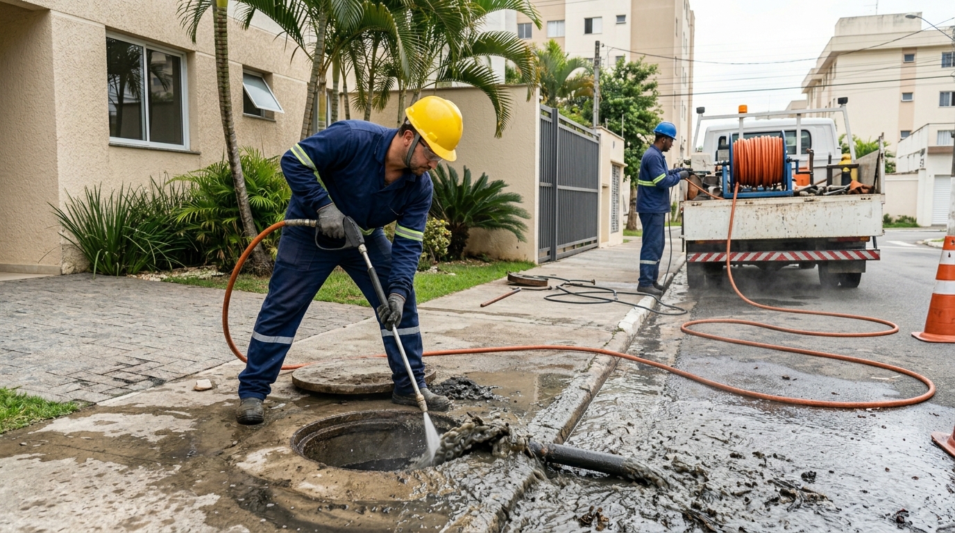 Hidrojateamento Industrial em Maringá‑PR