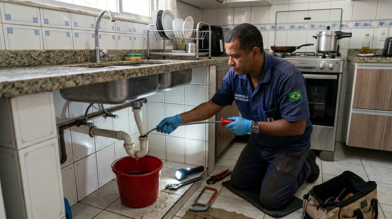 Limpeza de Canos com Equipamento em Maringá‑PR