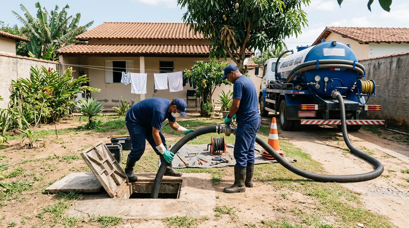 Manutenção de Fossa em Maringá‑PR